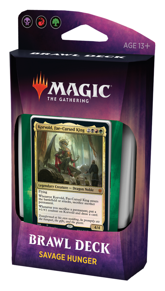 Savage Hunger Brawl Deck ~ Throne of Eldraine ~ Magic MTG Sealed