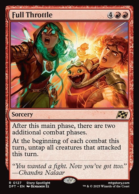 Full Throttle ~ Aetherdrift [ NM ] [ Magic MTG ]