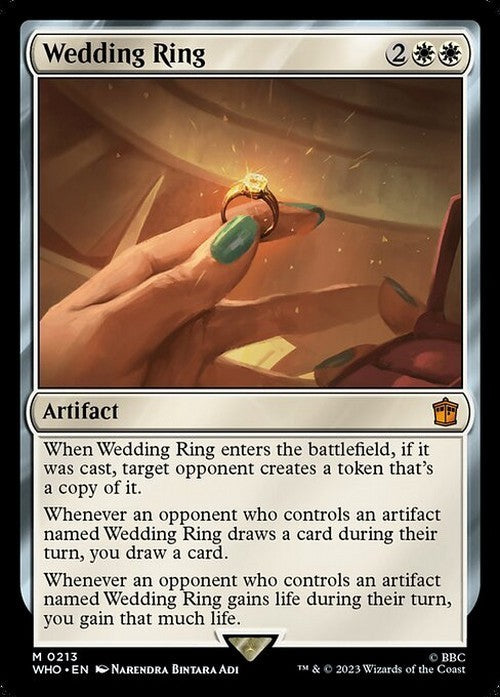 Wedding Ring ~ Commander: Doctor Who [ NM ] [ Magic MTG ]