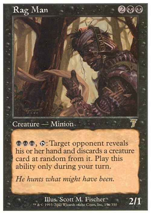 Rag Man ~ Seventh Edition [ EX ] [ Magic MTG ]