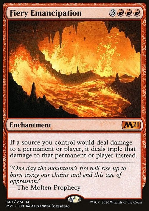 Fiery Emancipation ~ Core 2021 [ NM ] [ Magic MTG ]