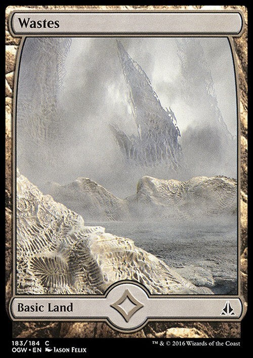 FULL ART Wastes #183 ~ Oath of the Gatewatch [ EX ] [ Magic MTG ]