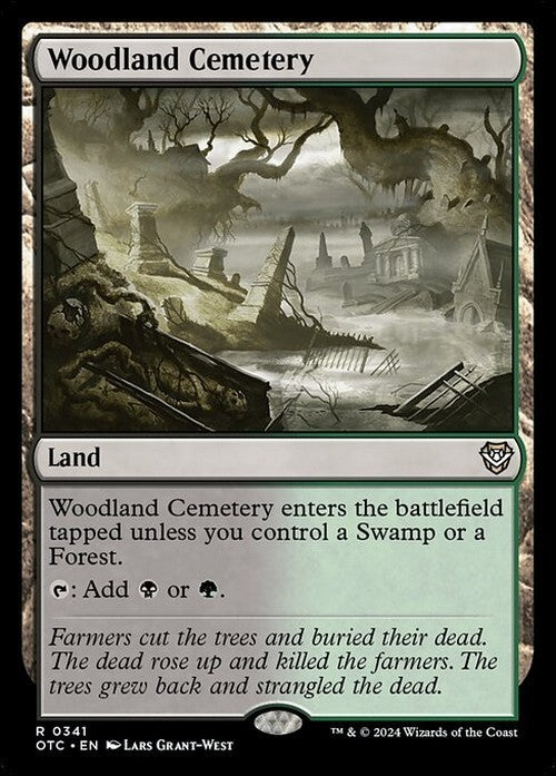 Woodland Cemetery ~ Commander: Outlaws of Thunder Junction [ NM ] [ Magic MTG ]