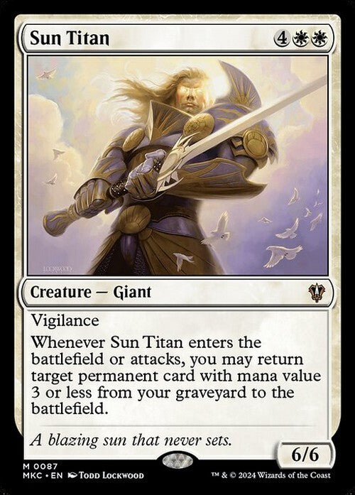 Sun Titan ~ Commander: Murders at Karlov Manor [ NM ] [ Magic MTG ]