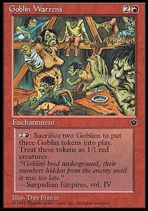 Goblin Warrens ~ Fallen Empires [ PLAYED ] [ Magic MTG ] - London Magic Traders Ltd