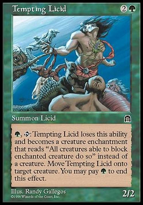 Tempting Licid ~ Stronghold [ EX ] [ Magic MTG ]