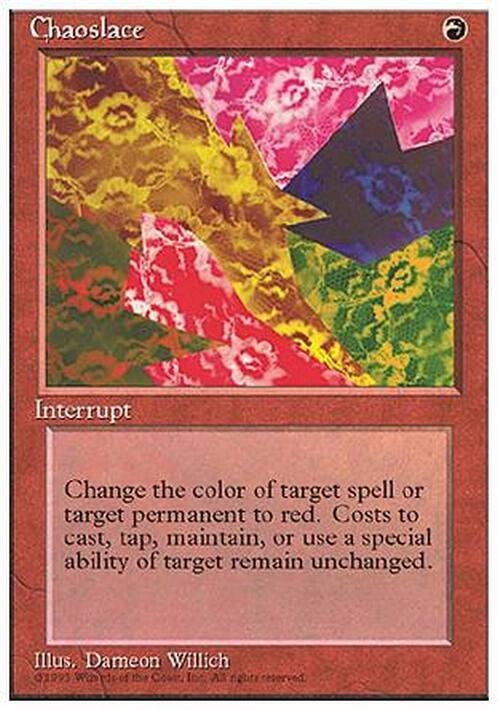 Chaoslace ~ Fourth Edition [ EX ] [ Magic MTG ]