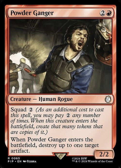Powder Ganger ~ Commander: Fallout [ NM ] [ Magic MTG ]