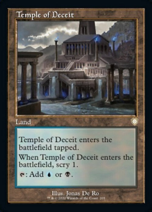 Temple of Deceit ~ Commander: The Brothers' War [ NM ] [ Magic MTG ]