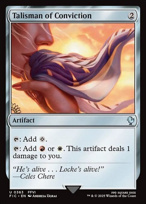 Talisman of Conviction ~ Commander: Final Fantasy [ NM ] [ Magic MTG ]