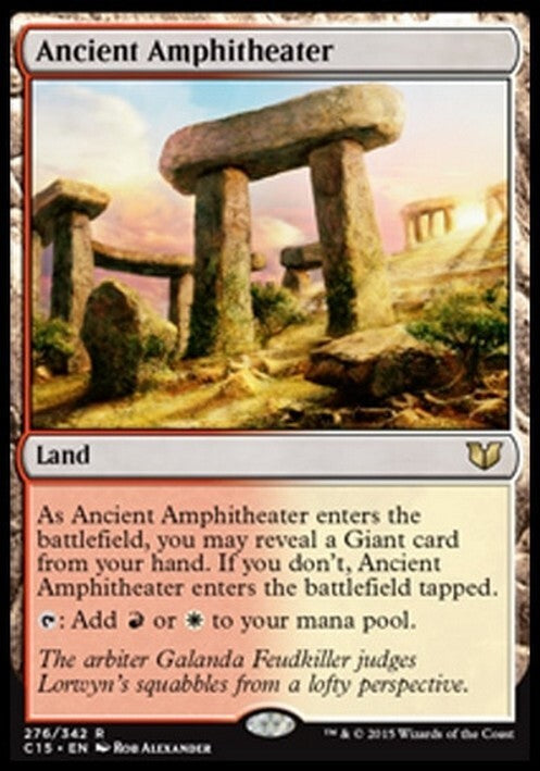 Ancient Amphitheater ~ Commander 2015 [ EX ] [ Magic MTG ]
