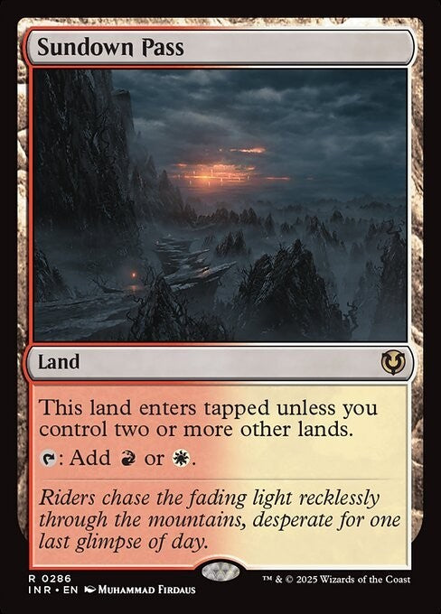 Sundown Pass ~ Innistrad Remastered [ NM ] [ Magic MTG ]