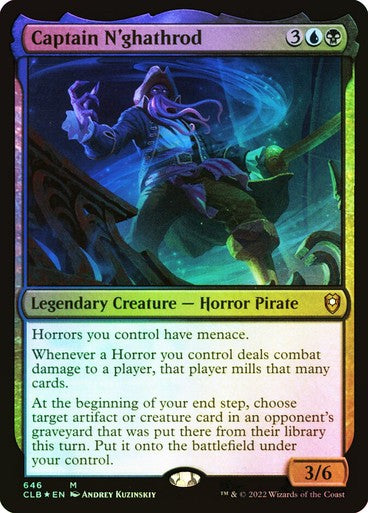 FOIL Captain N'ghathrod ~ Commander Legends 2 [ NM ] [ Magic MTG ]