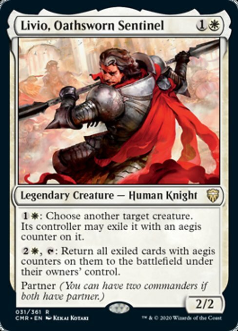 Livio, Oathsworn Sentinel ~ Commander Legends 1 [ NM ] [ Magic MTG ]