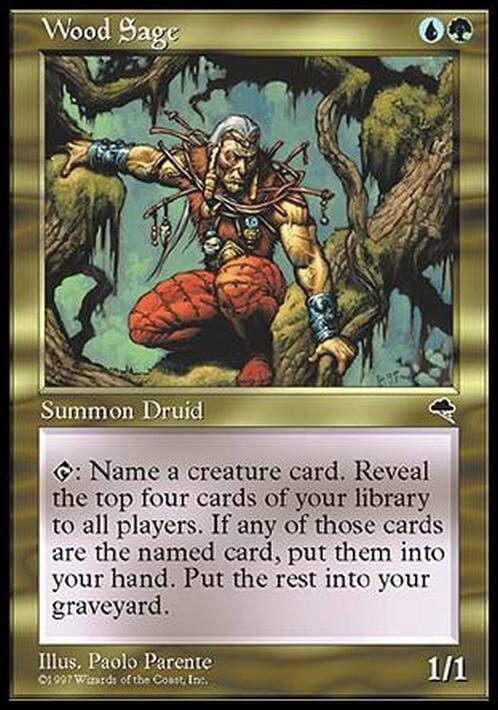 Wood Sage ~ Tempest [ EX ] [ Magic MTG ]