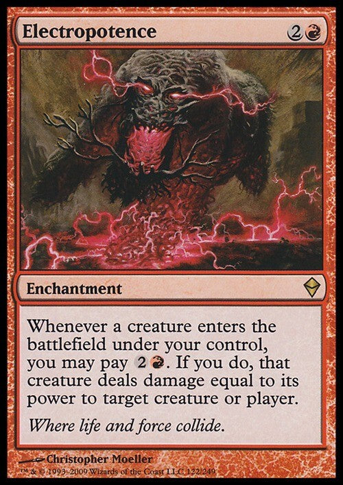Electropotence ~ Zendikar [ EX ] [ Magic MTG ]