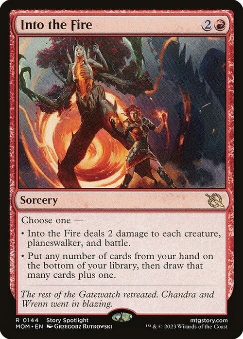 Into the Fire ~ March of the Machine [ NM ] [ Magic MTG ]