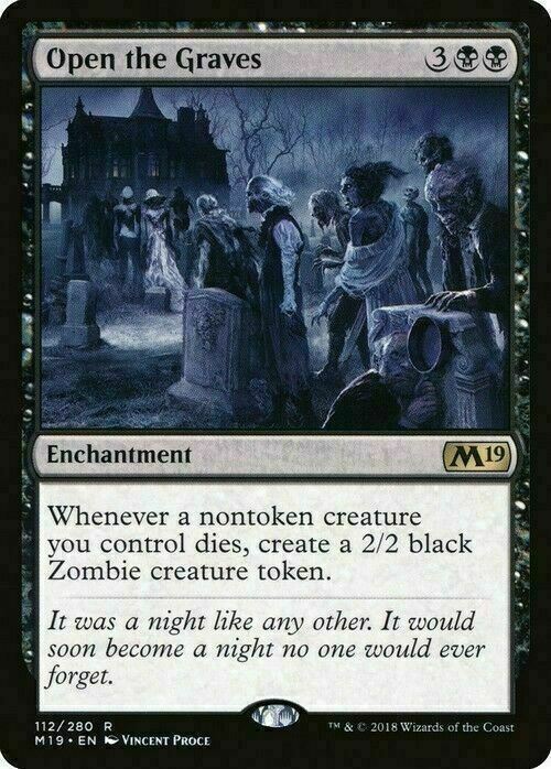 Open the Graves ~ Core 2019 [ NM ] [ Magic MTG ]