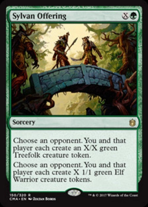 Sylvan Offering ~ Commander Anthology 1 [ EX ] [ Magic MTG ]