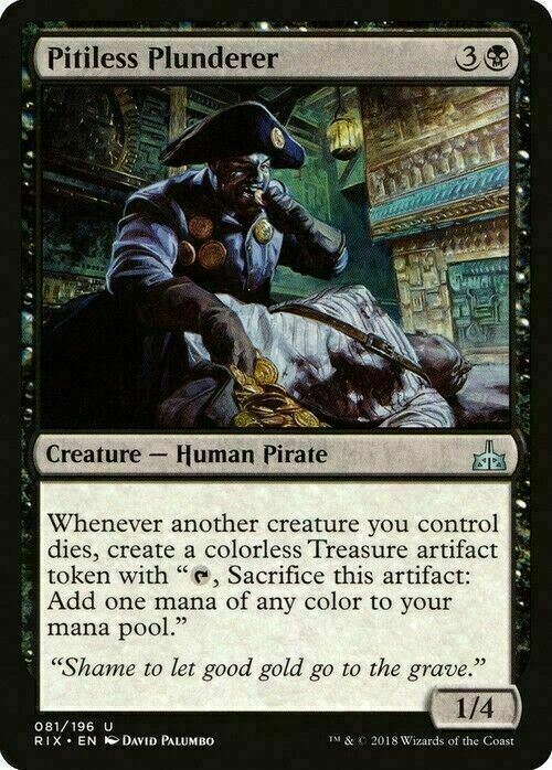 Pitiless Plunderer ~ Rivals of Ixalan [ EX ] [ Magic MTG ]