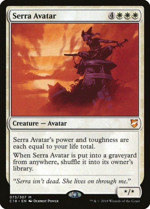 Serra Avatar ~ Commander 2018 [ EX ] [ Magic MTG ]
