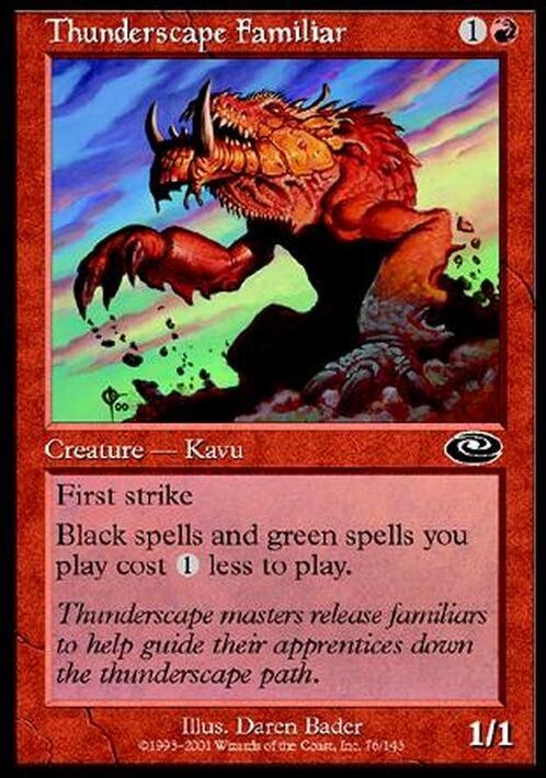 Thunderscape Familiar ~ Planeshift [ EX ] [ Magic MTG ]