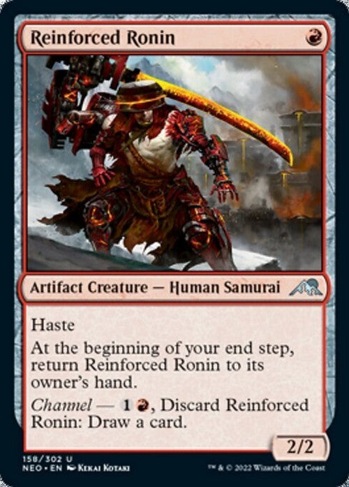 Reinforced Ronin ~ Kamigawa: Neon Dynasty [ NM ] [ Magic MTG ]