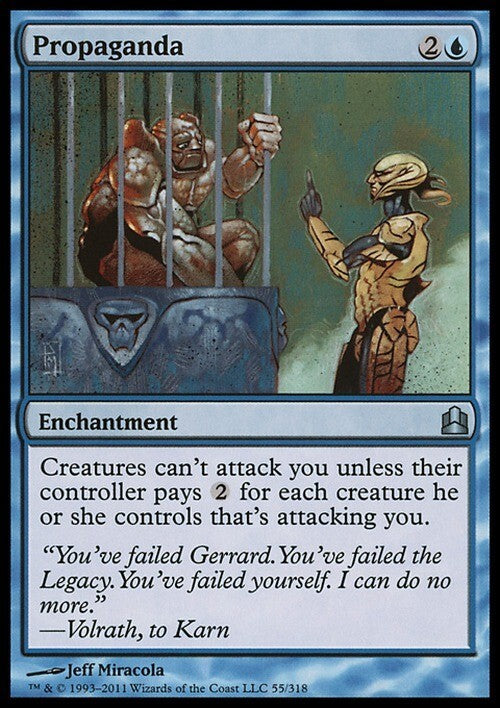 Propaganda ~ Commander 2011 [ EX ] [ Magic MTG ]
