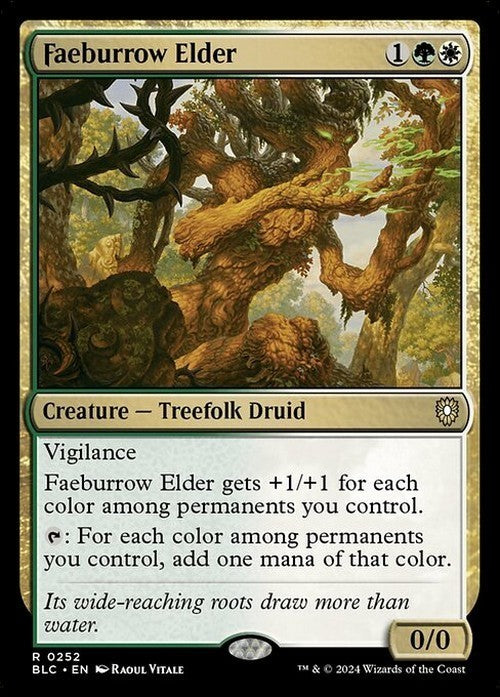 Faeburrow Elder ~ Commander: Bloomburrow [ NM ] [ Magic MTG ]