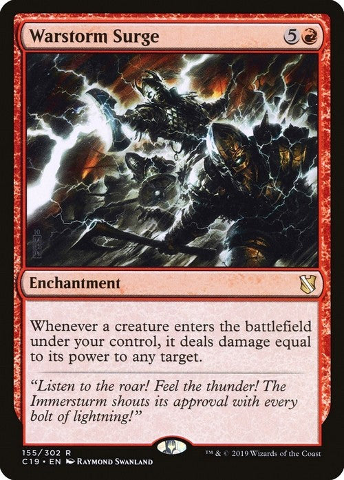 Warstorm Surge ~ Commander 2019 [ EX ] [ Magic MTG ]