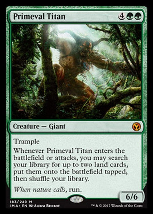 Primeval Titan ~ Iconic Masters [ NM ] [ Magic MTG ]
