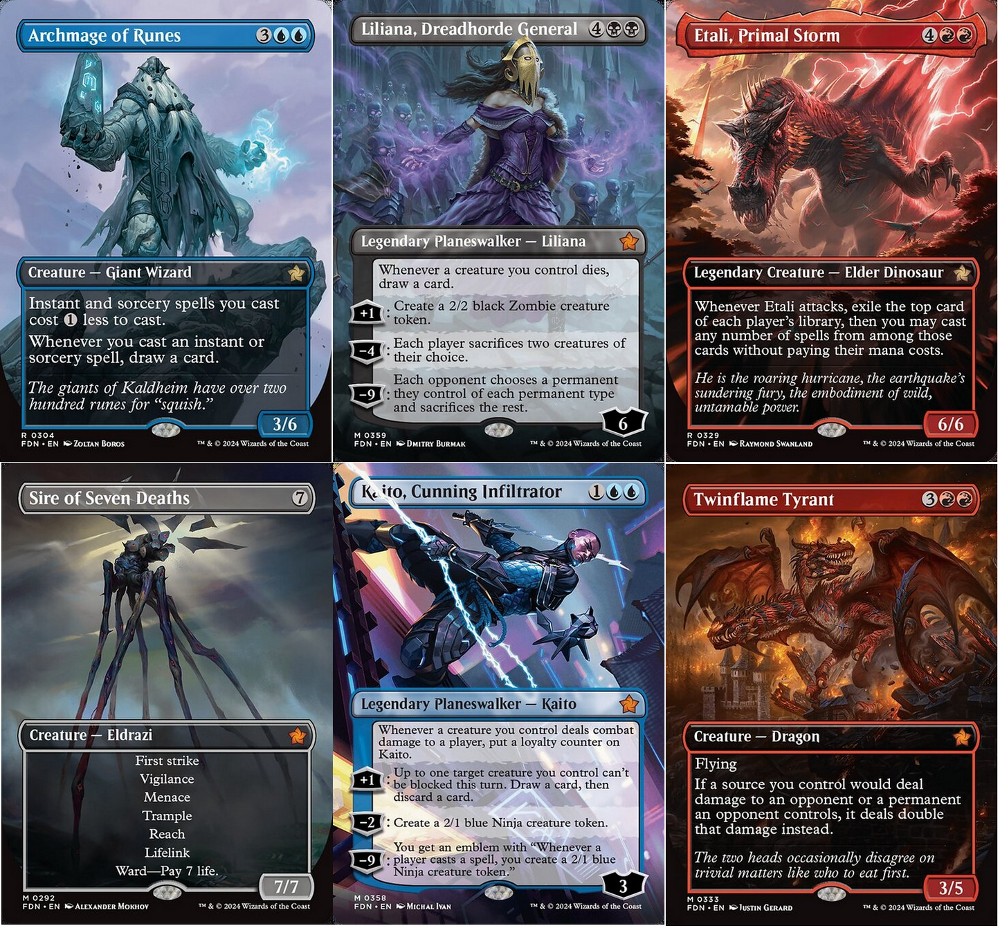 Choose your BORDERLESS / Alternate ~ Foundations [ NM ] [ Magic MTG ]