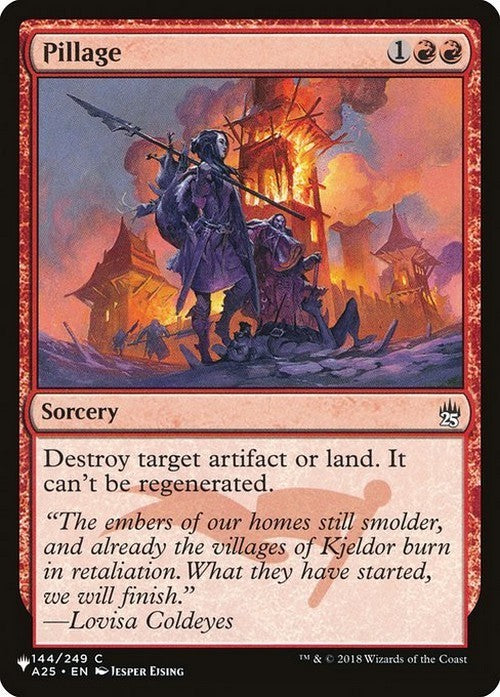 Pillage ~ The List [ NM ] [ Magic MTG ]