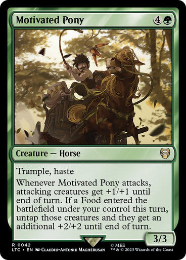 Motivated Pony ~ Commander: Lord of the Rings [ NM ] [ Magic MTG ]