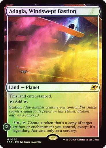 FOIL Adagia, Windswept Bastion ~ Edge of Eternities [ NM ] [ Magic MTG ]