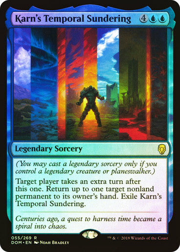 FOIL Karn's Temporal Sundering ~ Dominaria [ NM ] [ Magic MTG ]