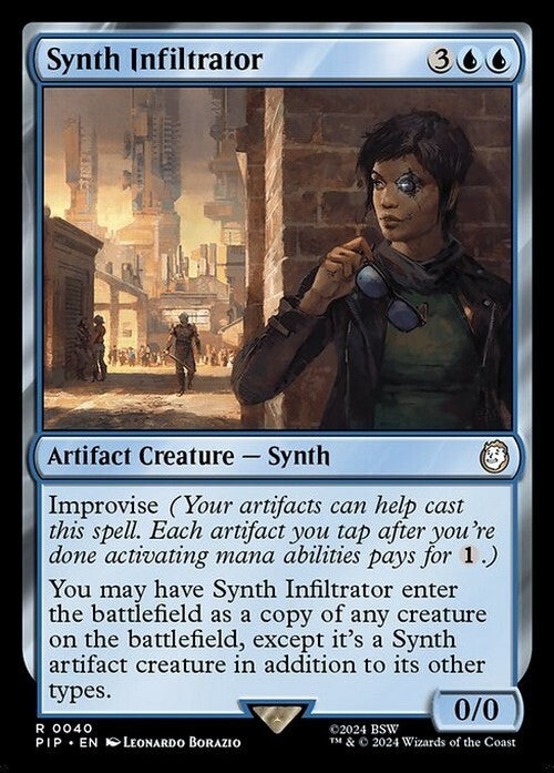 Synth Infiltrator ~ Commander: Fallout [ NM ] [ Magic MTG ]