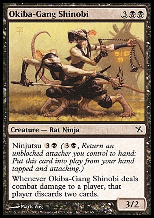Okiba-Gang Shinobi ~ Betrayers of Kamigawa [ EX ] [ Magic MTG ]
