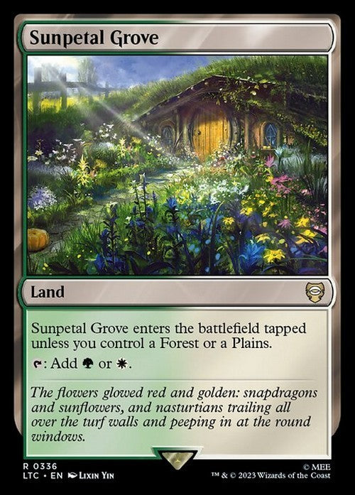 Sunpetal Grove ~ Commander: Lord of the Rings [ NM ] [ Magic MTG ]