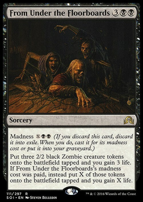 From Under the Floorboards ~ Shadows over Innistrad [ EX ] [ Magic MTG ]