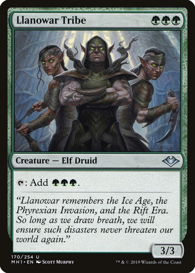 Llanowar Tribe ~ Modern Horizons 1 [ NM ] [ Magic MTG ]