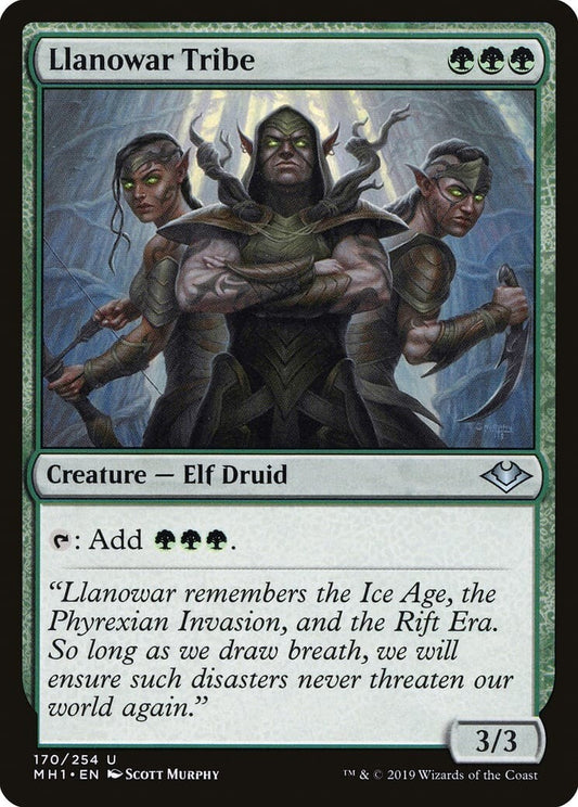 Llanowar Tribe ~ Modern Horizons 1 [ NM ] [ Magic MTG ]