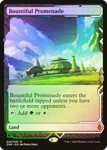 FOIL Bountiful Promenade ~ Zendikar Rising Expeditions [ NearMint ] [ MTG ]