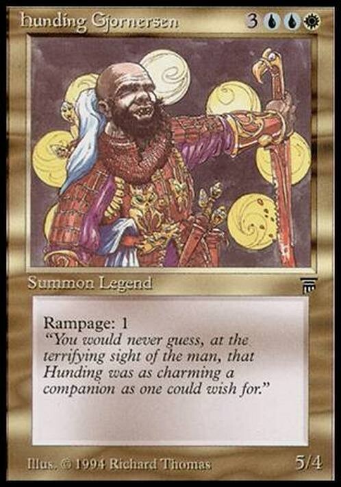 Hunding Gjornersen ~ Legends [ EX ] [ Magic MTG ]