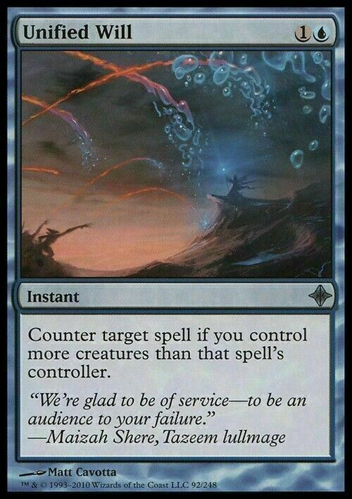 Unified Will ~ Rise of the Eldrazi [ EX ] [ Magic MTG ]