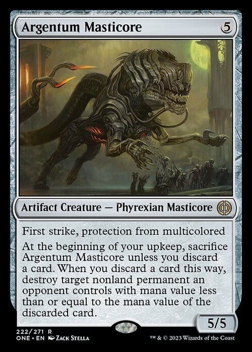 Argentum Masticore ~ Phyrexia: All Will Be One [ NM ] [ Magic MTG ]