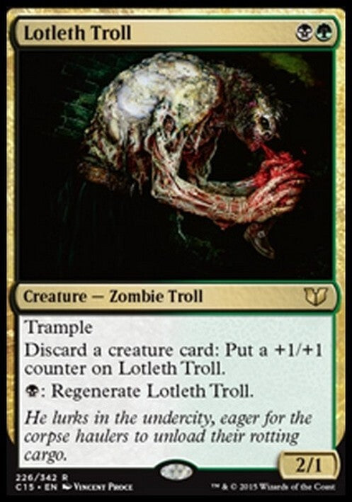 Lotleth Troll ~ Commander 2015 [ EX ] [ Magic MTG ]