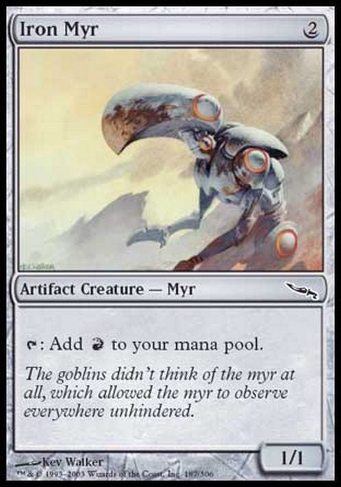 Iron Myr ~ Mirrodin [ PLAYED ] [ Magic MTG ]