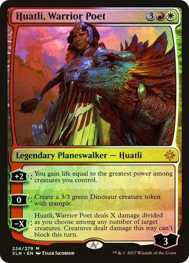 FOIL Huatli, Warrior Poet ~ Ixalan [ EX ] [ Magic MTG ]