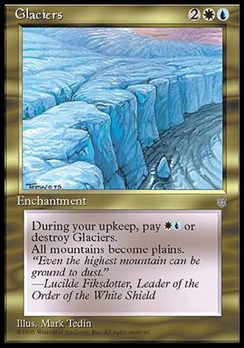 Glaciers ~ Ice Age [ EX ] [ Magic MTG ]